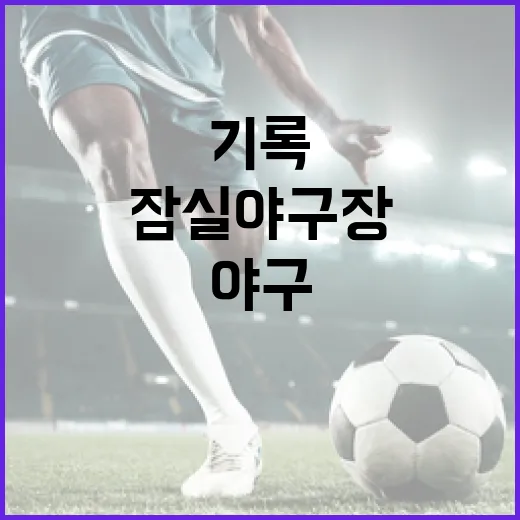 잠실야구장에서 야구를 봤더니, 기록이 왜 다르게 읽히는지 알겠더라 - 요약