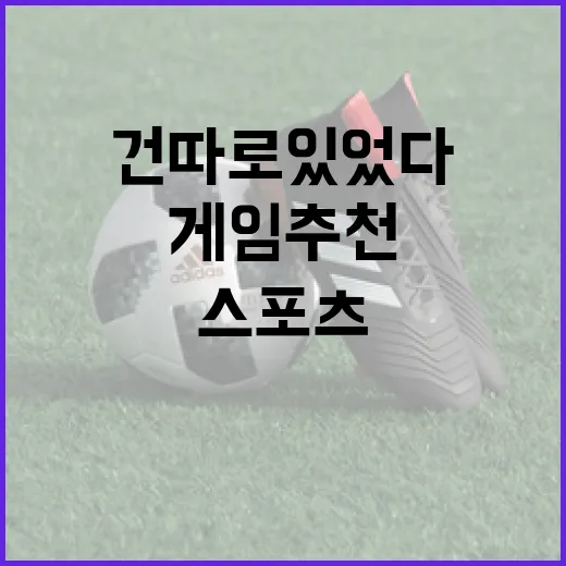 기록 보는 맛으로 스포츠 게임추천 골라봤더니 오래 남는 건 따로 있었다 - 요약