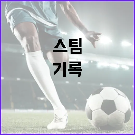 스팀처럼 올라오는 팀을 기록으로 따라가봤더니 보인 진짜 이야기 - 요약