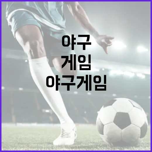 야구 게임 기록창을 오래 들여다봤더니 실제 경기 흐름이 다르게 보였다 - 요약
