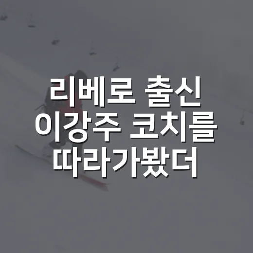 리베로 출신 이강주 코치를 따라가봤더니 보인 정관장 수비의 진짜 이야기 - 요약