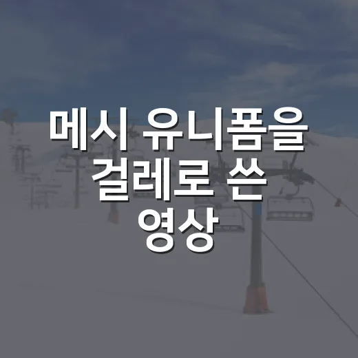 메시 유니폼을 걸레로 쓴 영상, 이노냥 논란이 더 크게 번진 진짜 이유
