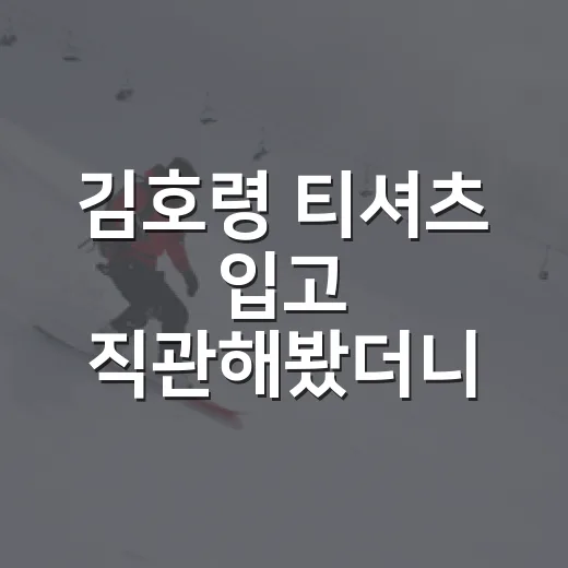 김호령 티셔츠 입고 직관해봤더니, 숫자보다 먼저 보인 선수의 서사 - 요약