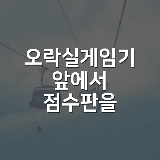 오락실게임기 앞에서 점수판을 붙잡고 보니 보였던 기록의 진짜 이야기 - 요약