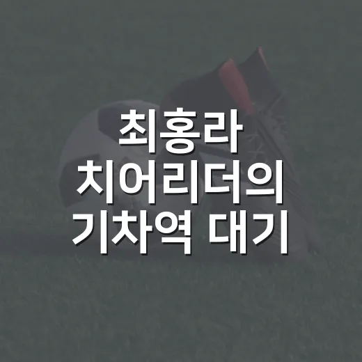최홍라 치어리더의 기차역 대기 언급, 경기장 밖 동선을 따라가 봤더니 보인 것 - 요약