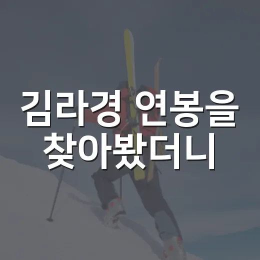 김라경 연봉을 찾아봤더니, 숫자보다 먼저 보인 여자야구의 현실 - 요약