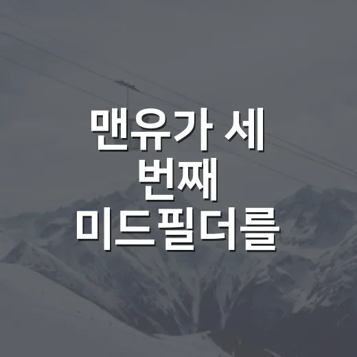 맨유가 세 번째 미드필더를 찾는 진짜 이유, 발레바와 코네 이름을 따라가 봤더니 - 요약
