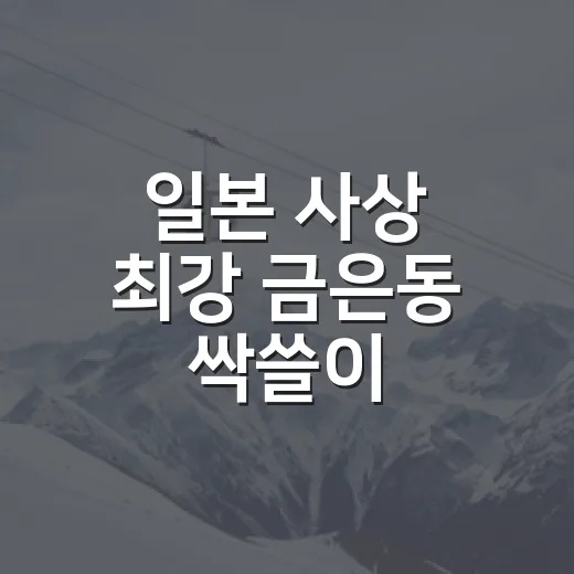 일본 사상 최강 금은동 싹쓸이, 기록을 따라가 보니 더 무서웠던 이야기 - 요약