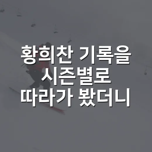 황희찬 기록을 시즌별로 따라가 봤더니, 폭발력보다 더 선명했던 것 - 요약