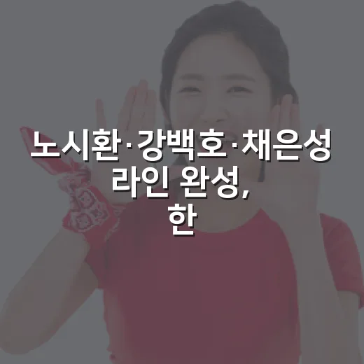 노시환·강백호·채은성 라인 완성, 한화 중심타선이 실제로 달라진 지점