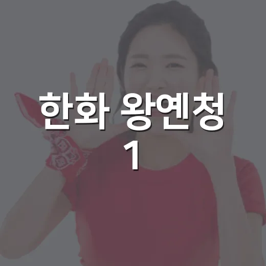 한화 왕옌청 1.5억 대박 기대, 숫자 뜯어보니 더 재밌는 이야기