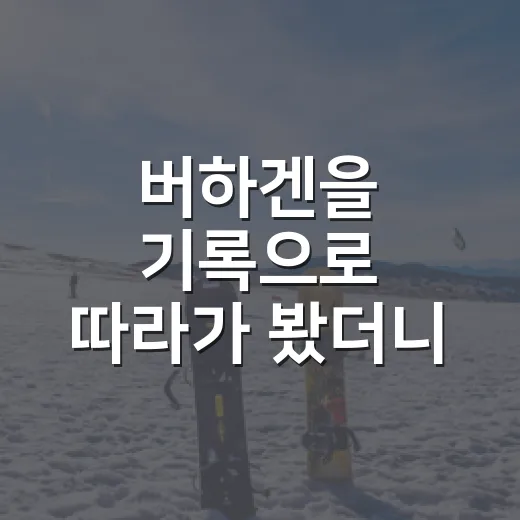 버하겐을 기록으로 따라가 봤더니, 6주 대체 외인의 이야기가 꽤 복잡했다 - 요약