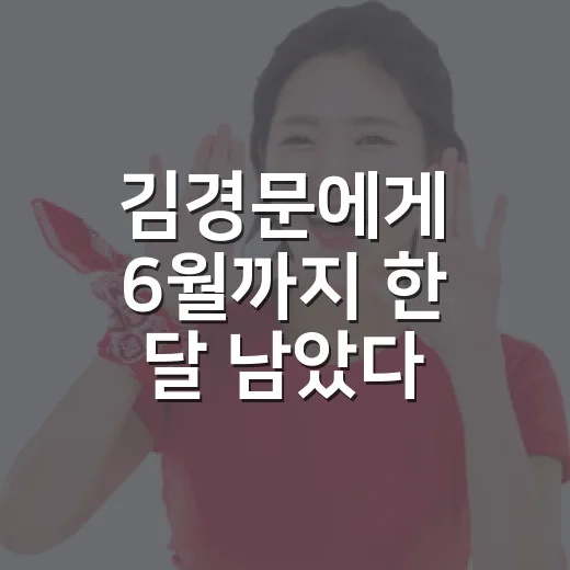 김경문에게 6월까지 한 달 남았다, 한화의 진짜 표정은 숫자에 있었다 - 요약