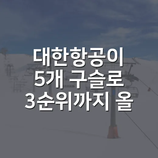 대한항공이 5개 구슬로 3순위까지 올라가 잰더를 뽑은 진짜 이야기 - 요약