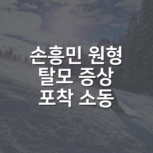 손흥민 원형 탈모 증상 포착 소동, 중계 한 장면이 만든 진짜 이야기 - 요약