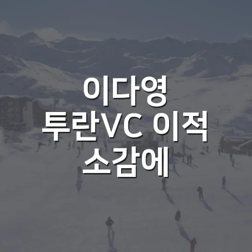 이다영 투란VC 이적 소감에 댓글창이 갈라진 진짜 이유 - 요약