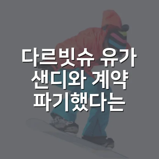 다르빗슈 유가 샌디와 계약 파기했다는 말, 숫자로 다시 봤더니 - 요약