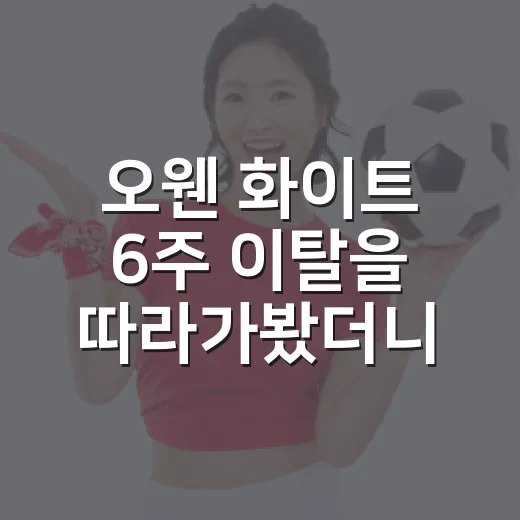 오웬 화이트 6주 이탈을 따라가봤더니, 한화 마운드의 진짜 부담이 보였다 - 요약