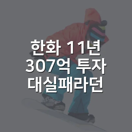 한화 11년 307억 투자 대실패라던 노시환, 기록을 직접 뜯어봤더니 - 요약
