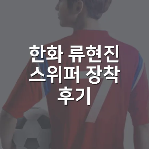 한화 류현진 스위퍼 장착 후기, 10K 경기 다시 봤더니 보인 변화 - 요약