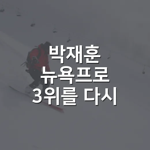 박재훈 뉴욕프로 3위를 다시 봤더니, 점수표가 더 재밌었다 - 요약