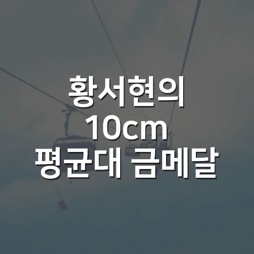 황서현의 10cm 평균대 금메달, 기록표를 다시 보니 더 짜릿했다 - 요약