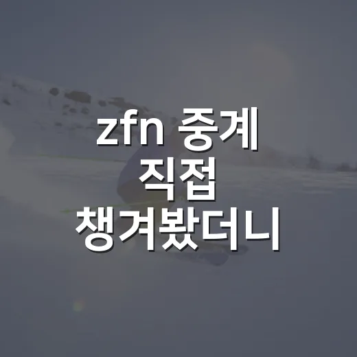 zfn 중계 직접 챙겨봤더니, 국내 MMA 기록이 다르게 보였다 - 요약