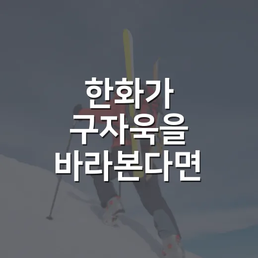 한화가 구자욱을 바라본다면, 진짜 영입 가능성은 어디까지일까 - 요약