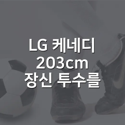 LG 케네디 203cm 장신 투수를 기록으로 따라가 봤더니, 숫자보다 각도가 먼저 보였다 - 요약