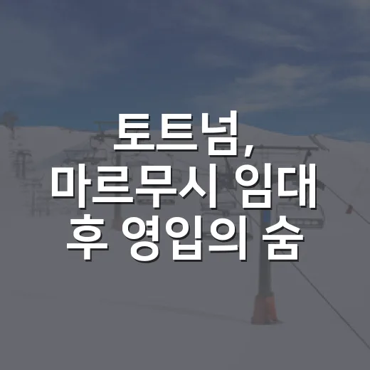 토트넘, 마르무시 임대 후 영입의 숨겨진 이야기 - 요약