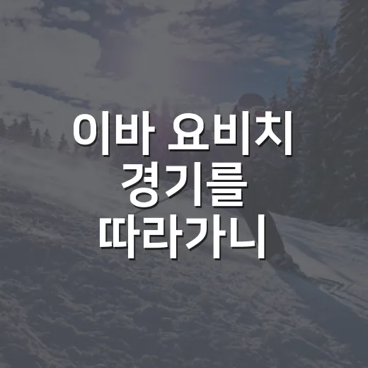 이바 요비치 경기를 따라가니 숫자보다 흐름이 보였다 - 요약