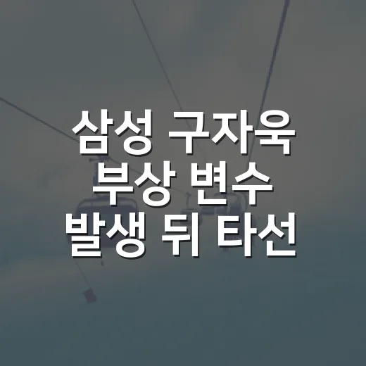 삼성 구자욱 부상 변수 발생 뒤 타선이 흔들린 이유 - 요약