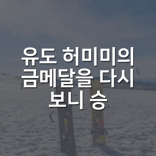 유도 허미미의 금메달을 다시 보니 승부처가 보였다 - 요약