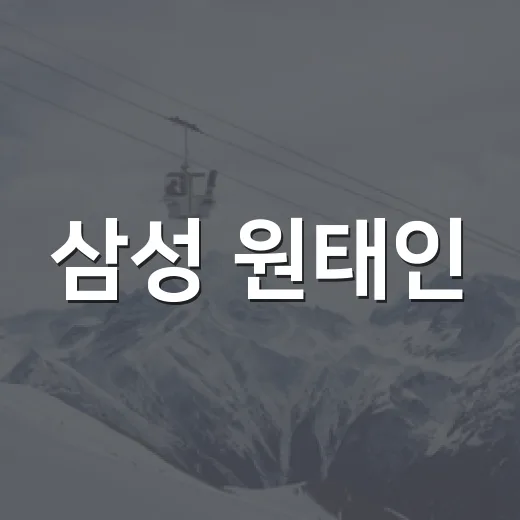삼성 원태인·최원태 구속 비상 경기까지 보고 나니 - 요약