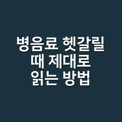 병음료 헷갈릴 때 제대로 읽는 방법: 성조부터 실제 발음까지 - 요약