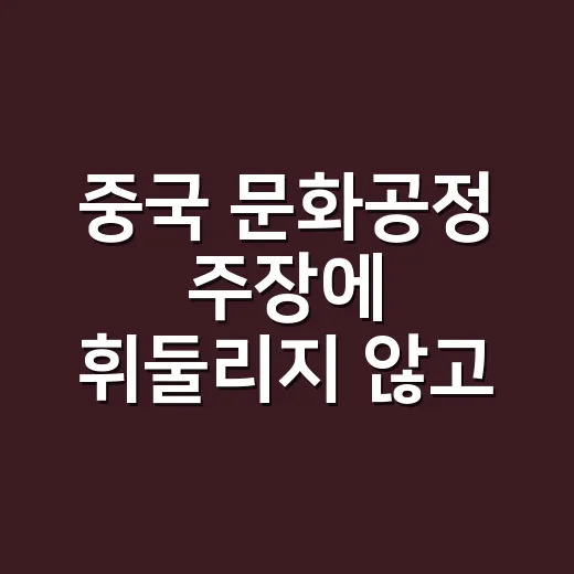중국 문화공정 주장에 휘둘리지 않고 원문 읽는 방법 - 요약