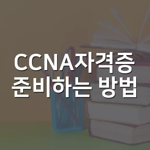 CCNA자격증 준비하는 방법, 처음 시작할 때 이렇게 잡으면 덜 헤맵니다 - 요약