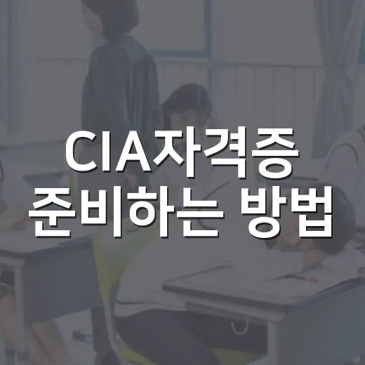 CIA자격증 준비하는 방법, 처음 시작할 때 헷갈리는 것부터 잡기 - 요약
