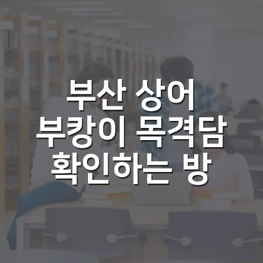 부산 상어 부캉이 목격담 확인하는 방법과 안전 관람 팁 - 요약