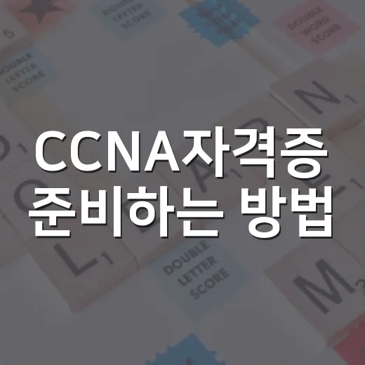 CCNA자격증 준비하는 방법, 초보자는 이렇게 시작하면 덜 헤맵니다 - 요약