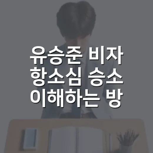 유승준 비자 항소심 승소 이해하는 방법, 입국 가능성까지 쉽게 보는 법 - 요약