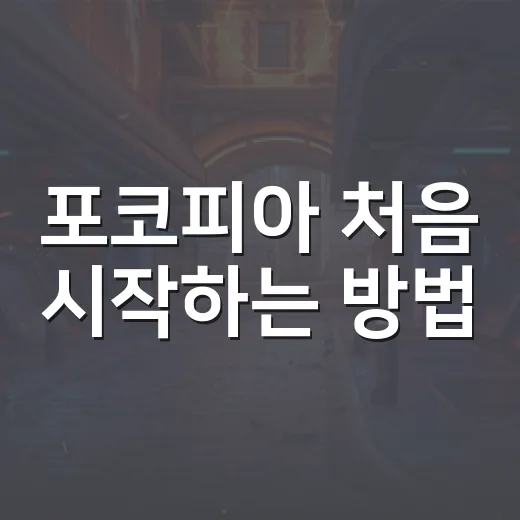포코피아 처음 시작하는 방법, 구매 전 알아두면 좋은 플레이 팁 - 요약