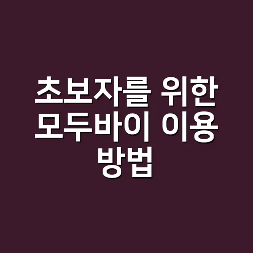 초보자를 위한 모두바이 이용 방법, 해외직구 막힐 때 이렇게 시작하세요 - 요약