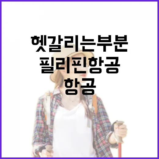 필리핀항공으로 세부 가는 방법, 처음 예약할 때 헷갈리는 부분만 콕 집어보기 - 요약