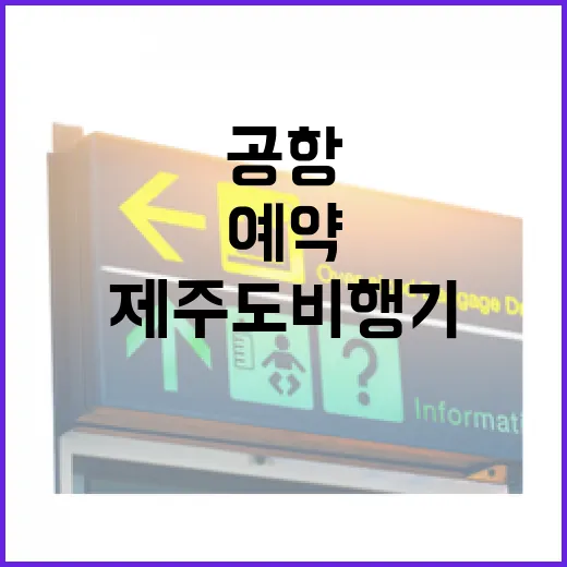 제주도비행기 싸게 예약하고 공항에서 덜 헤매는 방법 - 요약