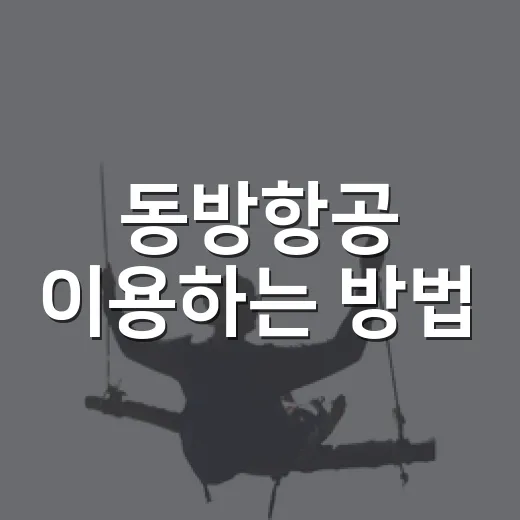 동방항공 이용하는 방법: 예약 전 좌석, 수하물, 환승까지 챙기는 법 - 요약