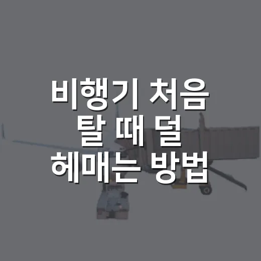 비행기 처음 탈 때 덜 헤매는 방법, 공항 도착부터 착륙 후까지 - 요약