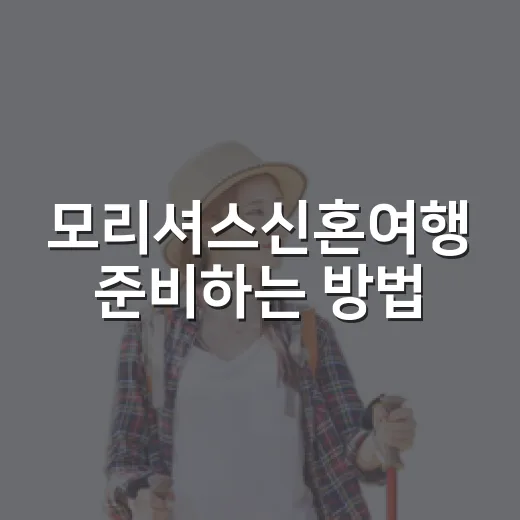 모리셔스신혼여행 준비하는 방법, 계절부터 숙소 위치까지 이렇게 잡으면 편해요 - 요약