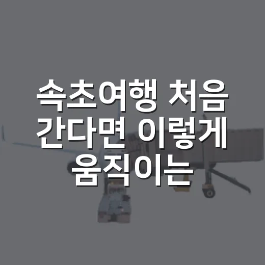 속초여행 처음 간다면 이렇게 움직이는 방법 - 요약