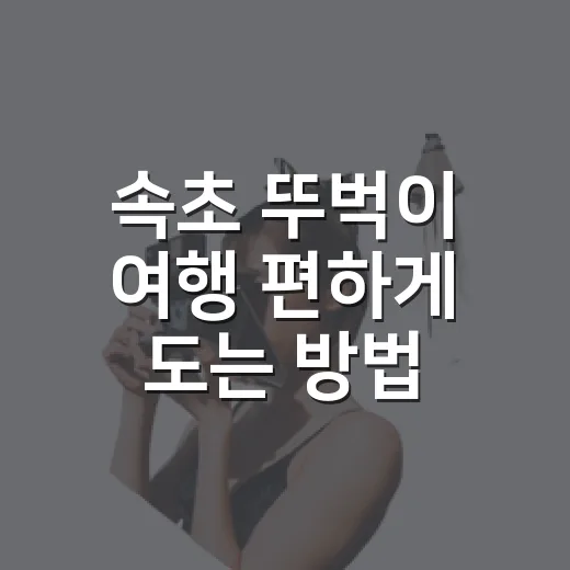 속초 뚜벅이 여행 편하게 도는 방법, 터미널 기준 1박 2일 코스 - 요약